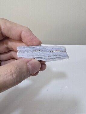 Blue Lace Agate Crystal Slab #G